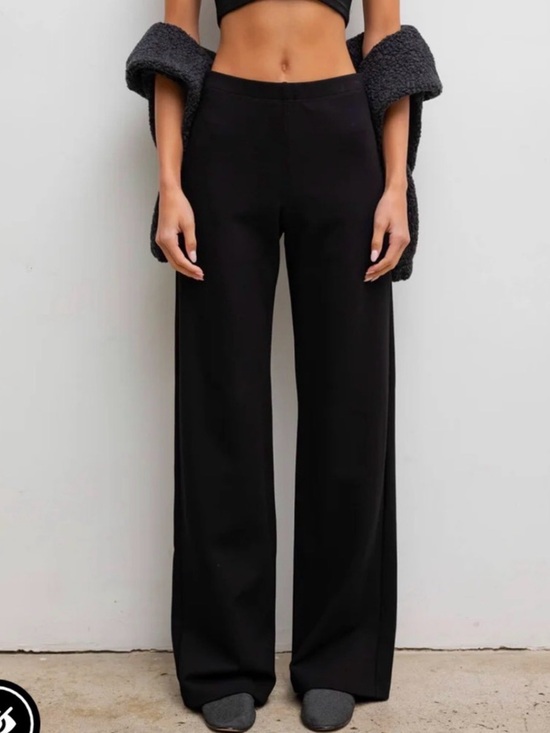 LESET Pants - Leset sz M Rio Wide Leg Pants black hight waist